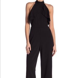 Bebe | Ruffle Halter Jumpsuit